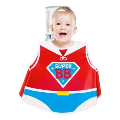 TOM AND ZOE Superhero Baby Bib Apron – Senbonsplans