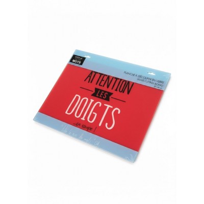 Planche à découper en verre.