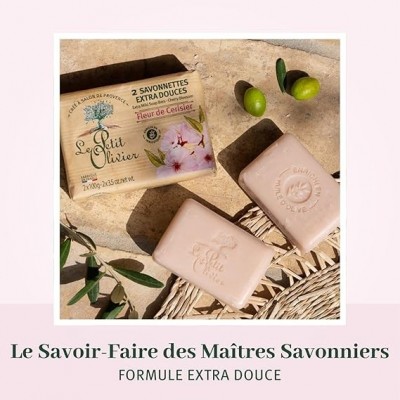 Savonnettes extra douces fleur de cerisier | Le Petit Olivier – Dakar Sénégal