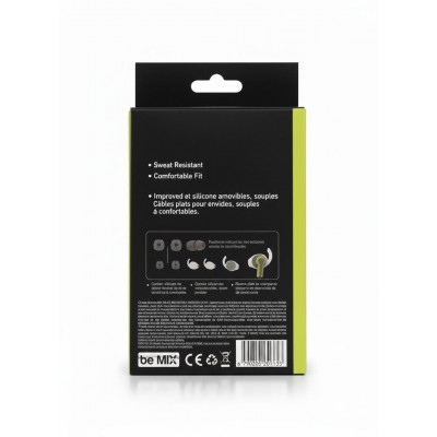 écouteurs sport filaires de la marque Be Mix