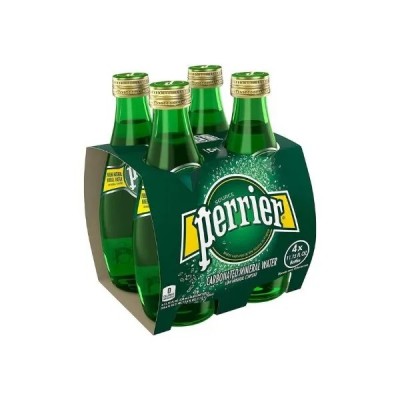 Natural sparkling mineral water Perrier 330ML