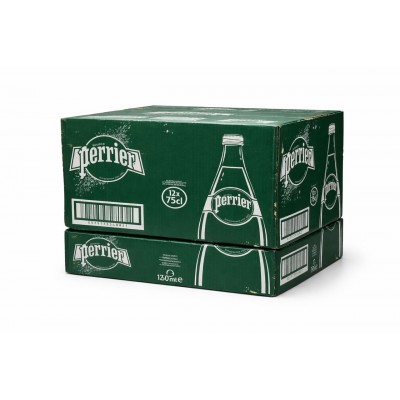 Natural sparkling mineral water Perrier 75CL