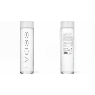 Eau Plate VOSS 800ml - Eau de Norvège Premium | Senbonsplans Dakar