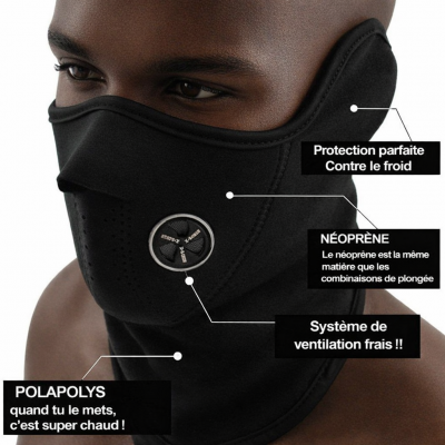 Neoprene Thermal Face Mask Moto Bike - Face Protection | Senbonsplans Dakar