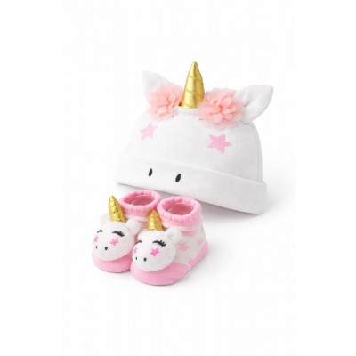 Unicorn Baby Hat and Socks Set - Soft Comfort | Senbonsplans Dakar