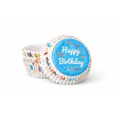 Caissettes Cupcakes Happy Birthday - Déco Pâtisserie | Senbonsplans Dakar