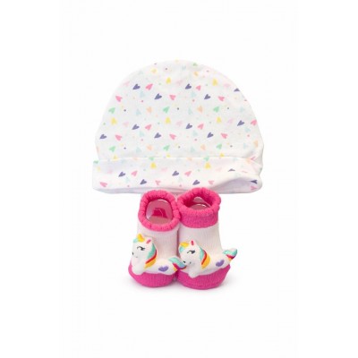 Unicorn Baby Hat and Socks Set - Soft Comfort | Senbonsplans Dakar