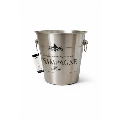 Seau à champagne en acier