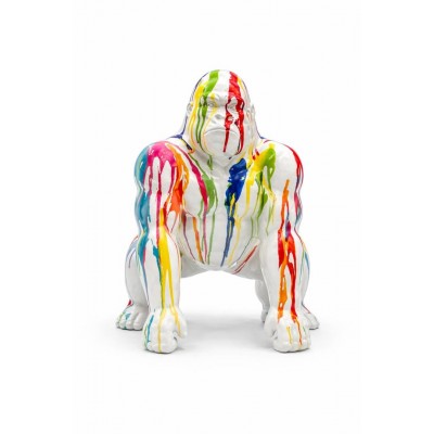 Gorilla Sculpture 46cm Multicolor - Art Decor | Senbonsplans Dakar