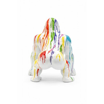 Gorilla Sculpture 46cm Multicolor - Art Decor | Senbonsplans Dakar