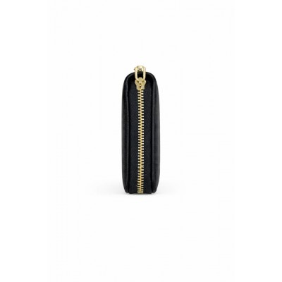VOOPOO Black Leather Zippered Wallet - Compact | Senbonsplans Dakar