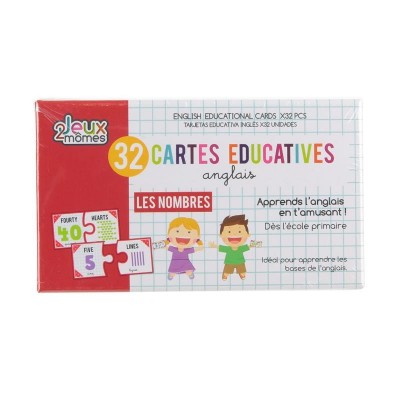 English Educational Cards 32-Pack - Jeux 2 Mômes | Senbonsplans Dakar