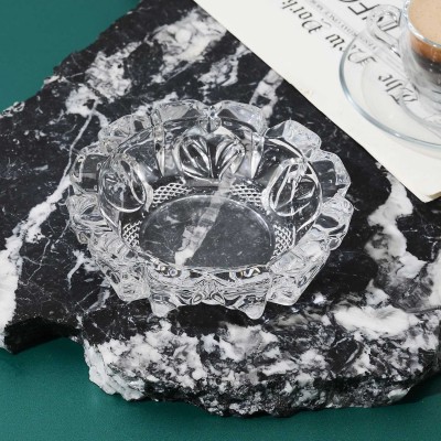 GLASS ASHTRAY D13,5