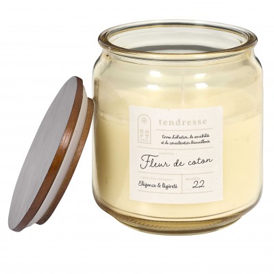 Scented candle in a jar with lid – Natural fragrance – Home decoration