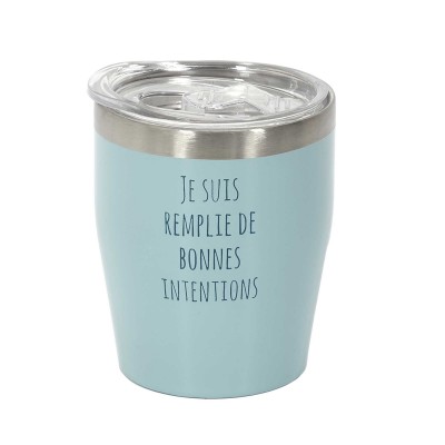 Stainless steel coffee mug