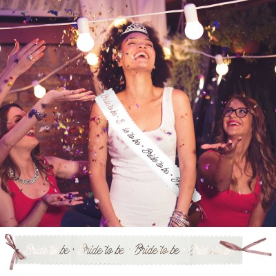 Écharpe de fête « Future Mariée » – Accessoire EVJF