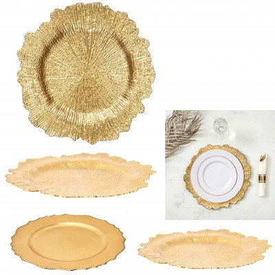Gold Decorative Charger Plate – Elegant Table Presentation Tray