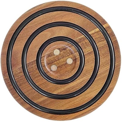 Dessous de plat magnétique en bois