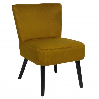Fauteuil en velours moderne – Chaise d’appoint design