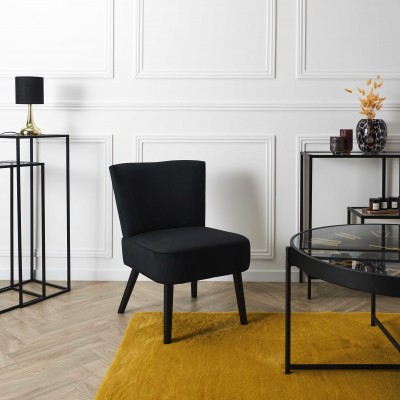Fauteuil en velours moderne – Chaise d’appoint design