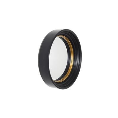 Miroir Convexe 40,5cm Noir et Doré - Design Moderne | Senbonsplans Dakar