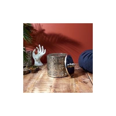 Silver Decorative Storage Box with Lid | Home Decor