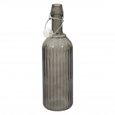 Glass Bottle with Swing Top 1L - Vintage Style | Senbonsplans Dakar