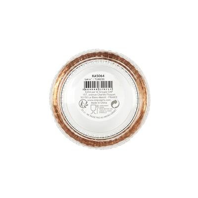 Verre Liseré Doré 25cl - Texturé | Senbonsplans Dakar