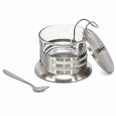 Parmesan Pot with Spoon - Perforated Lid | Senbonsplans Dakar