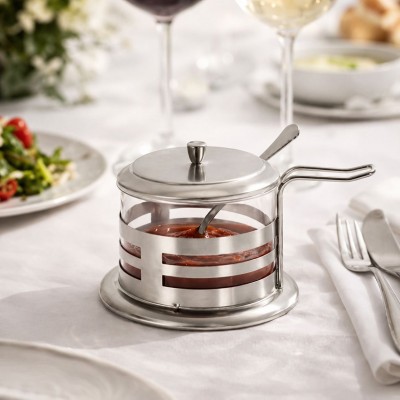 Parmesan Pot with Spoon - Perforated Lid | Senbonsplans Dakar