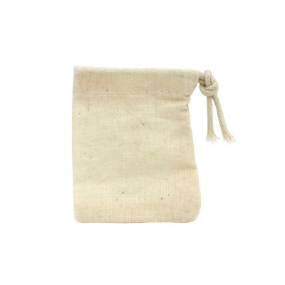 Reusable Natural Fiber Tea Infuser Bag with Drawstring