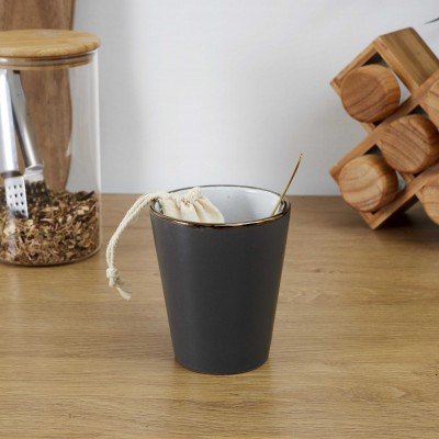 Reusable Natural Fiber Tea Infuser Bag with Drawstring