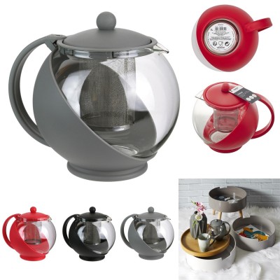 Glass Teapot with Stainless Steel Infuser - Modern | Senbonsplans Dakar