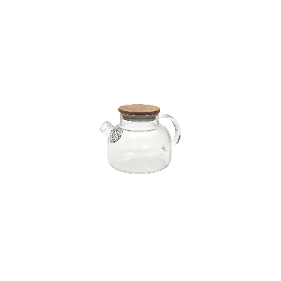 Théière Verre Acacia 90cl - Couvercle Bois | Senbonsplans Dakar