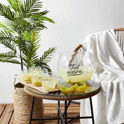 Decorative Glass Candy Jar “Homemade” with Ladle