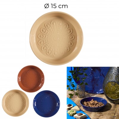 Assiette creuse en céramique décorative 15cm