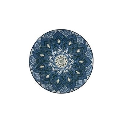 Service Vaisselle Mandala Bleu 12 Pièces - Porcelaine | Senbonsplans Dakar