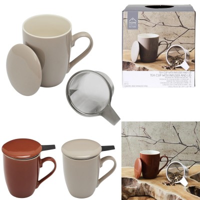 Tasse à Thé avec Infuseur 330ml - Céramique | Senbonsplans Dakar