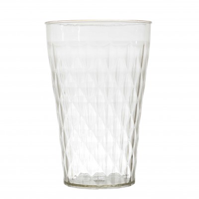 Verre Transparent Texturé – Verre à Eau et Boissons, Design Élégant et Résistant pour Usage Quotidien