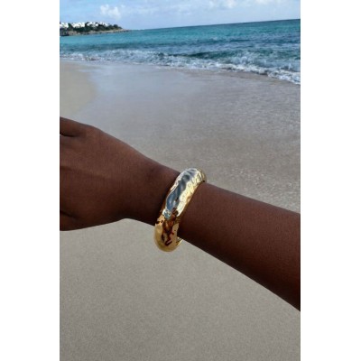 Bracelet jonc martelé