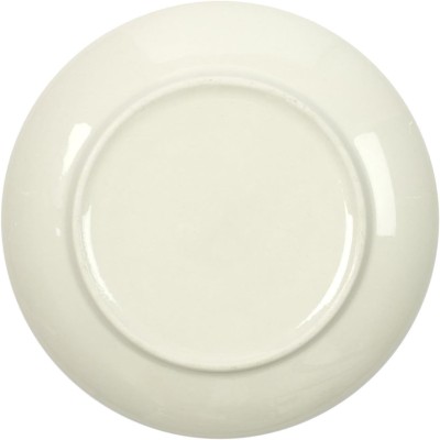 Assiette cottage en porcelaine rouge