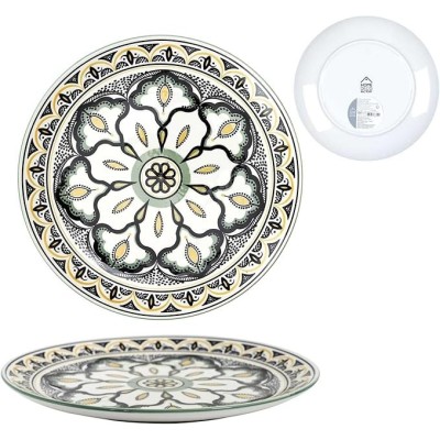 Assiette Mandala Vert