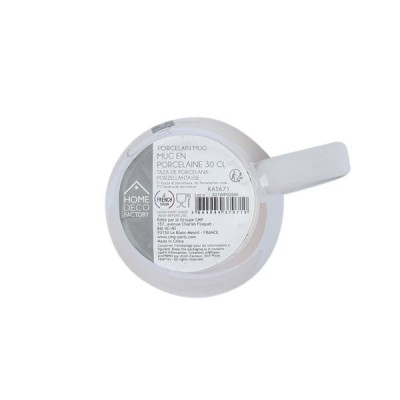 Mug en porcelaine Saumon/Vert