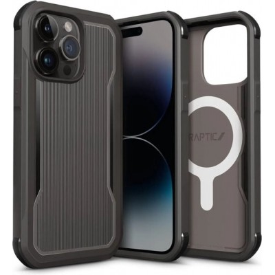 Raptic Fort Built Case iPhone 14 Pro Max Black – MagSafe Shockproof |