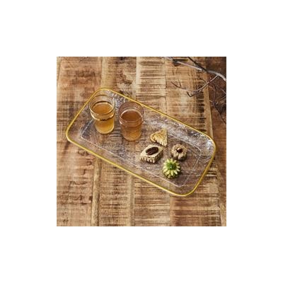 Verre à Thé Beldi Liseré Doré - Set Marocain | Senbonsplans Dakar
