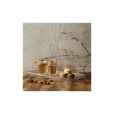 Verre à Thé Beldi Liseré Doré - Set Marocain | Senbonsplans Dakar