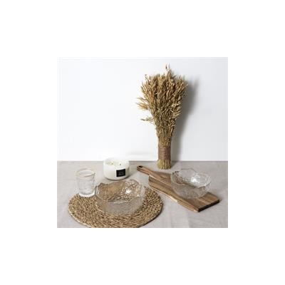 Gold-Rimmed Textured Glass 25cl | Senbonsplans Dakar