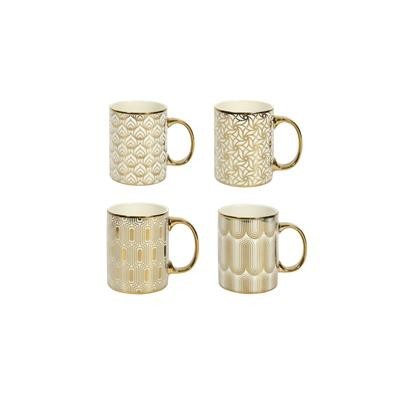 Mug design doré en céramique