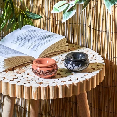 Moroccan Ceramic Ashtray 8cm - Artisanal | Senbonsplans Dakar