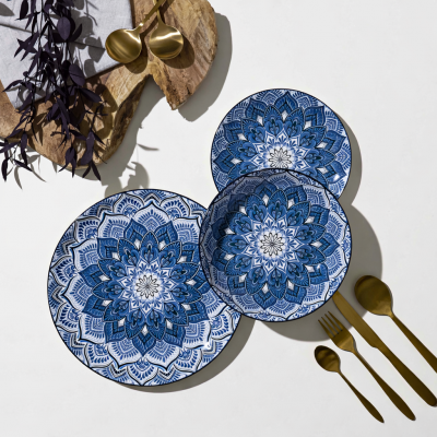 Blue Pattern Porcelain Dinner Plate